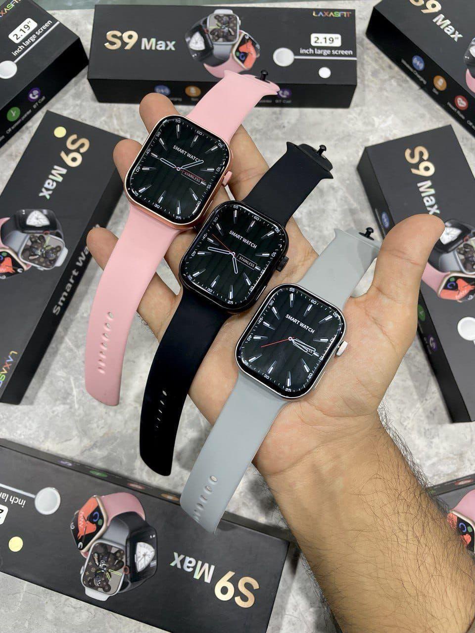 S9 Max 2.19 INCH Display Series 9 SMART WATCH (LAXASFIT APP) BLACK