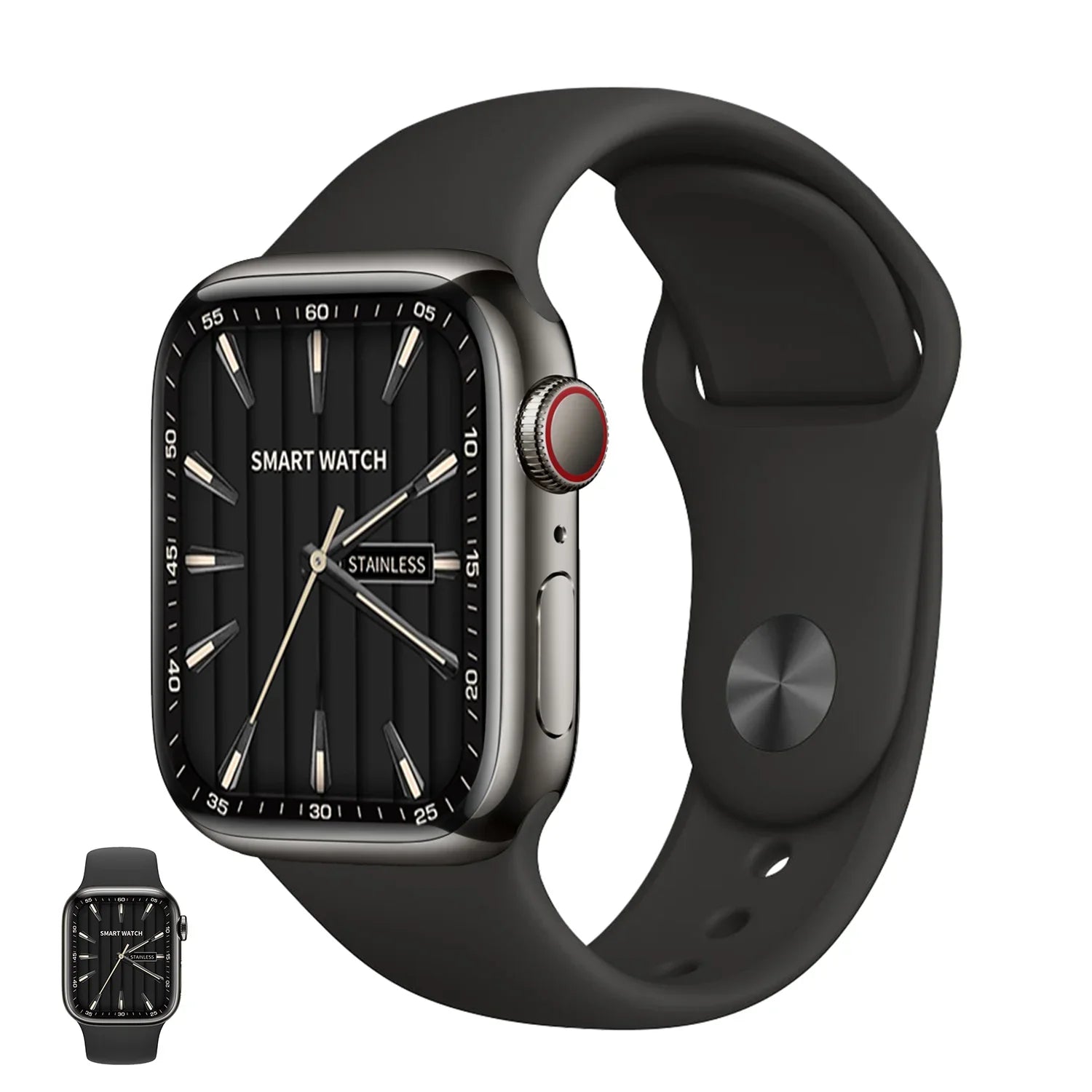 S9 Max 2.19 INCH Display Series 9 SMART WATCH (LAXASFIT APP) BLACK