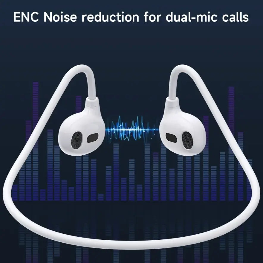 PRO AIR NECK HANGING WIRELESS EARPHONE WHITE