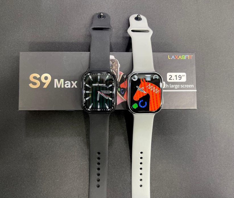 S9 Max 2.19 INCH Display Series 9 SMART WATCH (LAXASFIT APP) SILVER