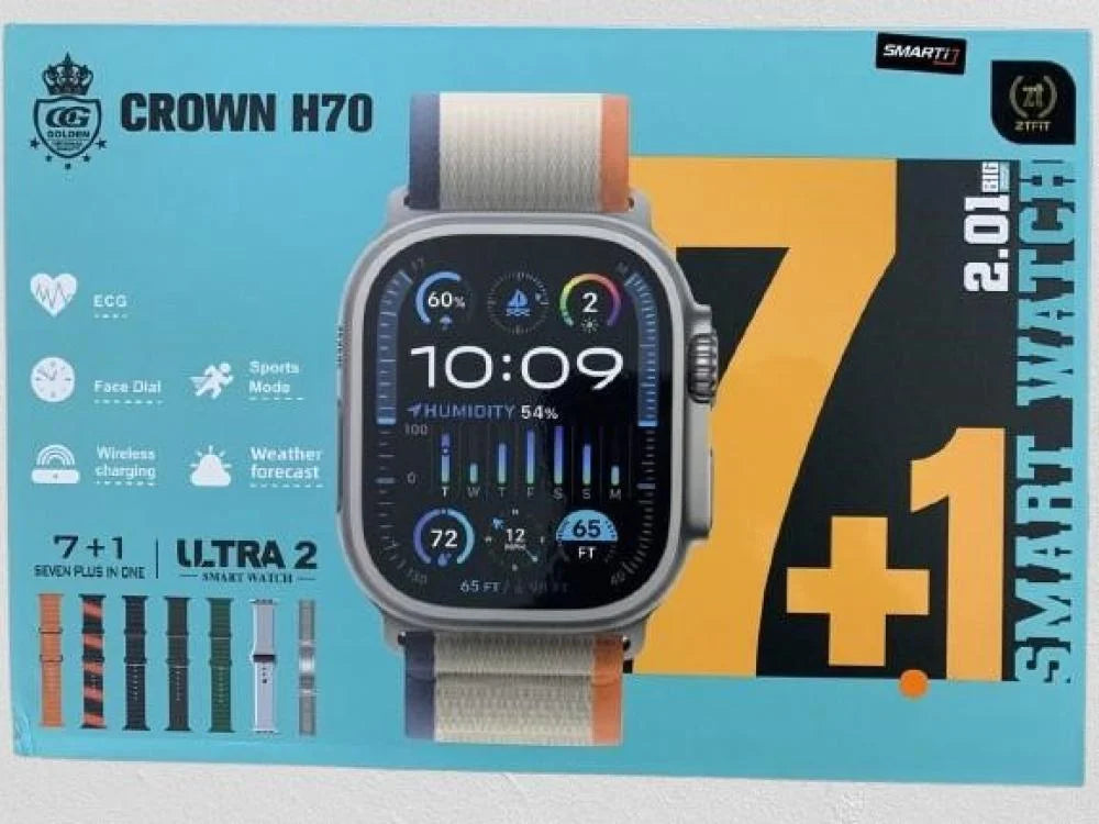 Crown H70 Smart Watch 7+1