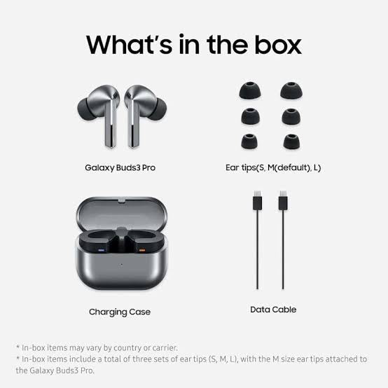 Samsung Galaxy Buds3 Pro R630 Wireless Charging Earbuds Black