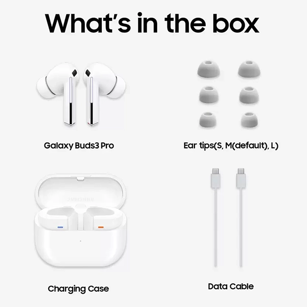 Samsung Galaxy Buds3 Pro R630 Wireless Charging Earbuds White