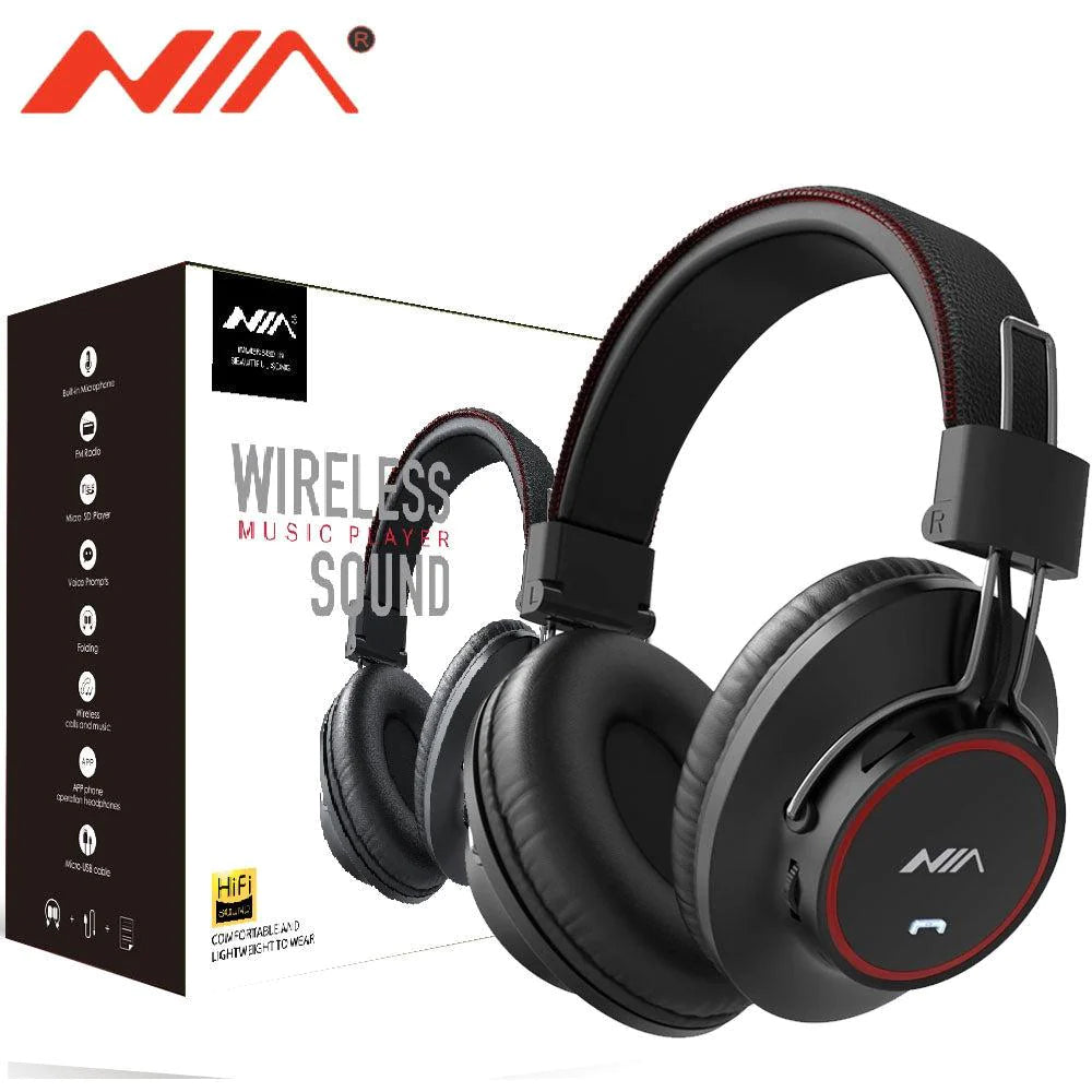 NIA J1 ANC OVER EAR 5.0V BLUETOOTH HEADPHONE WIRELESS HEADSET